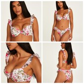 Hunkemoller! Неймовірно жіночний роздільний жіночий купальник 70Д, низ Хс white! Лот 6