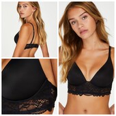 Hunkemoller! Комфортний жіночий бюстгальтер без кісточок 85С caviar! Лот 306