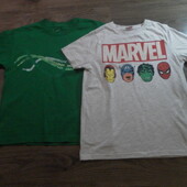 Комплект футболок Marvel и Nike состояние очень хорошее