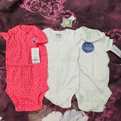 Боди ТМ Carter's и Giggles 6-12 и 9 месяцев, один на выбор