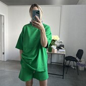 ✿ Костюм з двонитки зелений рр.XL