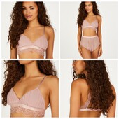 Hunkemoller! Легкий жіночий бюстгальтер з гарними бретелями Xs розмір pale mauve! Лот 99