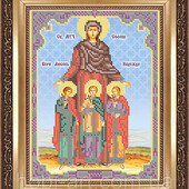 Схема для вишивки бісером "Вера, Надежда, Любовь"