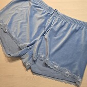 Hunkemoller! Велюрові домашні жіночі шорти в рубчик 2Хл розмір! Лот 73