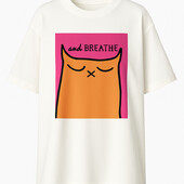 ♕ Футболка Easy Fit Котик Oversize
