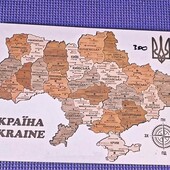 Дерев'яний Пазл "Карта України", 35*23 см, розвиваючі конструктори і пазли