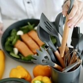 Набор кухонных принадлежностей с антипригарнным покрытием 9 предметов