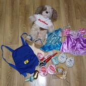 Песик Build-A-Bear і тьма одягу і аксесуарів для нього/одним лотом❤️Дивимось інші лоти