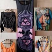 Блуза, топ, рубаха, боди М на выбор 5 шт
