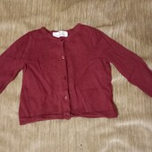 Багато дитячого одягу від 10грн. Кофтинка бардо h&m р.96-104