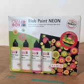 Набір фарб Marabu Creabox blob paint neon з 3D-ефектом