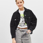 Джинсова спідниця сіра bershka розмір 36 xs-s
