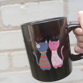Чашка керамическая что меняет изображение