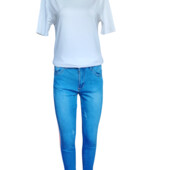 Жіночі джинси і футболка River Island.розмір 48-50