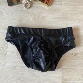 Черные мужские плавки под кожу