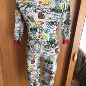 Пижама, комплект, 100% cotton размер 6-7 р 122 см. Marvel в ідеалі