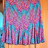 Літня трикотажна спідниця, Париж, розмір- L - XL