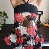 ✓Новынка! крутое коротенькое платье туника лёгкое в цветы