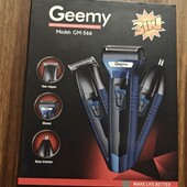 Машинка для стрижки + електробритва + триммер 3в1 Gemei GM-566 3в1
