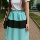 Новая юбка в сборку с габардина S/M