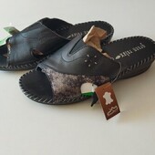 Шкіряні шльопанці Green relax 38р.