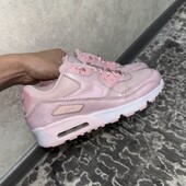 Жіночі стильні демісезонні кросівки пудра Nike Air Max 90