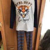 Пижама, комплект, костюм, фліс, 13-14 р 158-164 см. Primark. tiger. в ідеалі