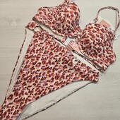 Hunkemoller! Роздільний жіночий купальник 75В, низ S розмір white! Лот 11