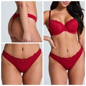 Hunkemoller! Мереживні жіночі труси, стрінги S розмір bittersweet! Лот 38