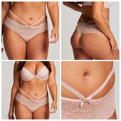 Hunkemoller! Гарні жіночі труси з декоративними ремінцями S розмір! Лот 18