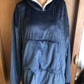 Меховушка, плюшева туника, кофта, худи, 4-6 XL. Hug&snug, слип, пижама