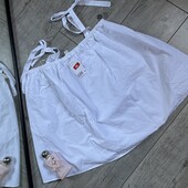 100% cotton Крута блуза розпашонка на завьязках бант