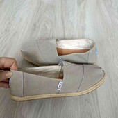 Toms брендовые лёгкие текстильные мокасины размер 38