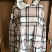 Меховушка, плюшева туника, кофта, худи, Sleepdown, 3-4XL. слип, пижама, в ідеалі