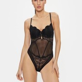 Шикарний брендовий чорний боді комбідрес від hunkemoller.