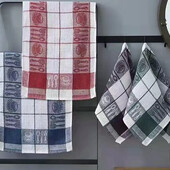 Рушники кухонні льон 5 штук,60/40см.