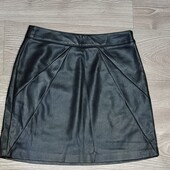 Шкіряна спідниця Pull&Bear S
