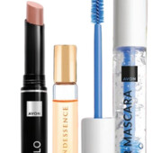 Набір avon 3-в-1 Парфумна вода Incandessence 10мл, губна помада Леді, прозора туш для брів і вій,