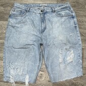 Шорти джинсові батали 20р 4XL 36p котон