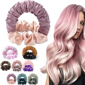 Шовкові резинка- бігуді Гумка для волосся Heatless Curls