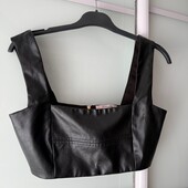Шкіряний топ Zara