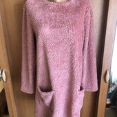 Меховушка довга, плюшева туника, L. 35% cotton + 65%PE