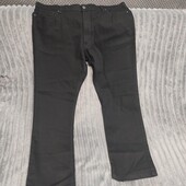 Чёрные джинсы стрейч, р.3XL