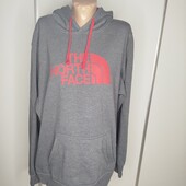 Сірий худі The north face утеплений Пог -65