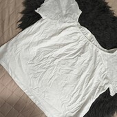 H&m, S футболка бавовна з прошвою