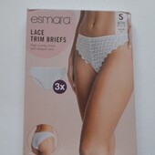 3 штуки в лоті труси Esmara eur S 36\38
