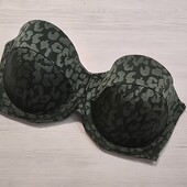Hunkemoller! Жіночий верх від купальника, бюстгальтер від купальника 75F, краще 80Е khaki! Нюанс