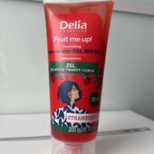 Новий. Гель для миття обличчя та тіла з ароматом полуниці 200 ml