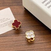 Сережки двухсторонні медсплав клевер конюшина