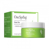 Крем зволожувальний для обличчя з екстрактом зеленого чаю one spring 50г